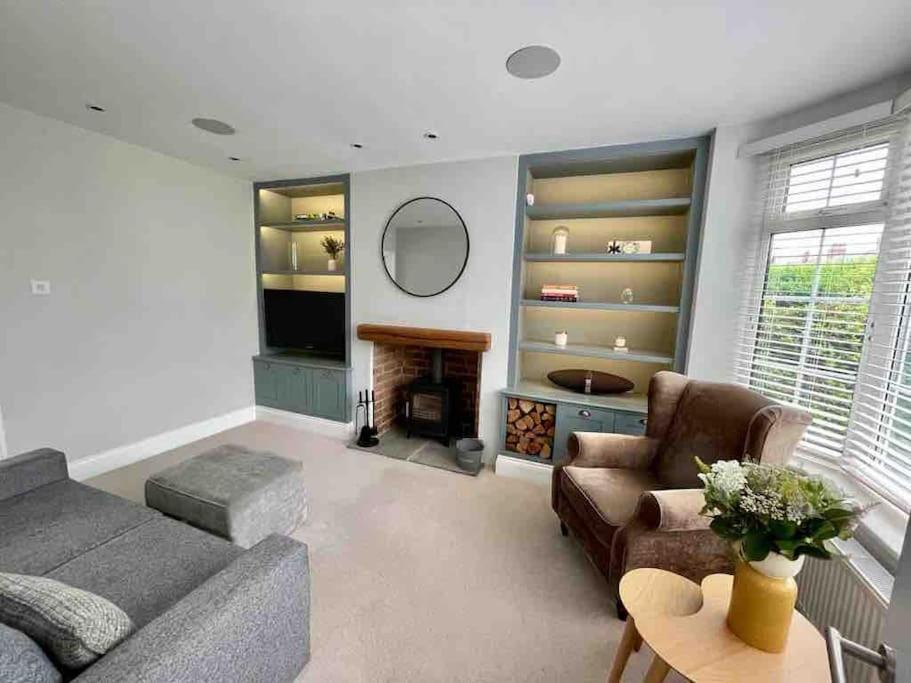 Modern Style House With Log Burner