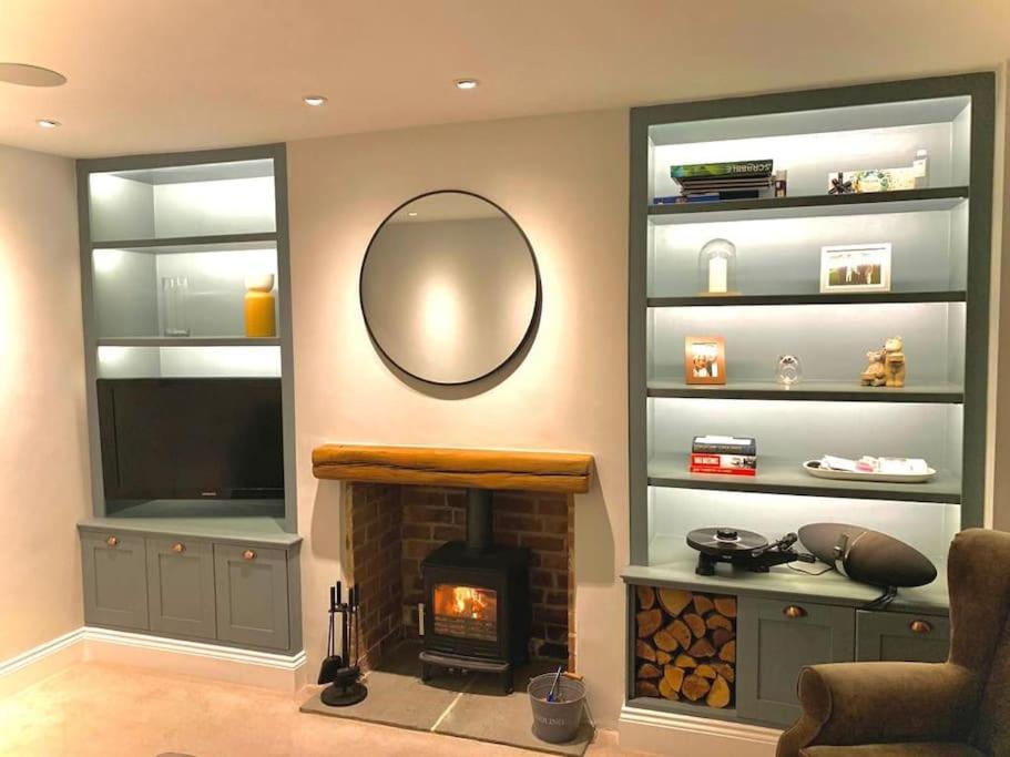 Modern Style House With Log Burner *